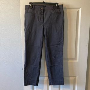 Ann Taylor size 4 curvy fit gray chino pants